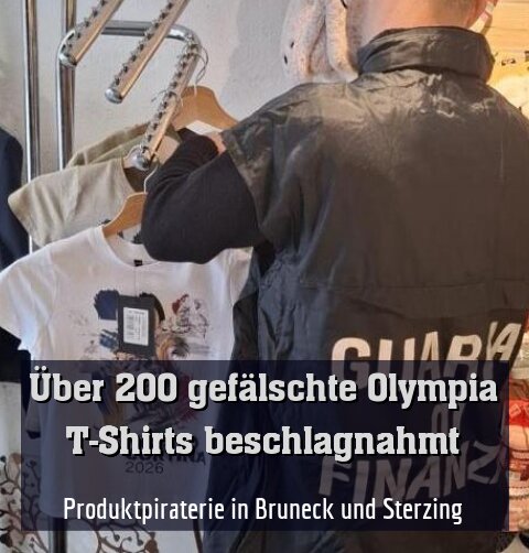 Produktpiraterie in Bruneck und Sterzing