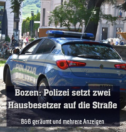 B&B geräumt und mehrere Anzeigen