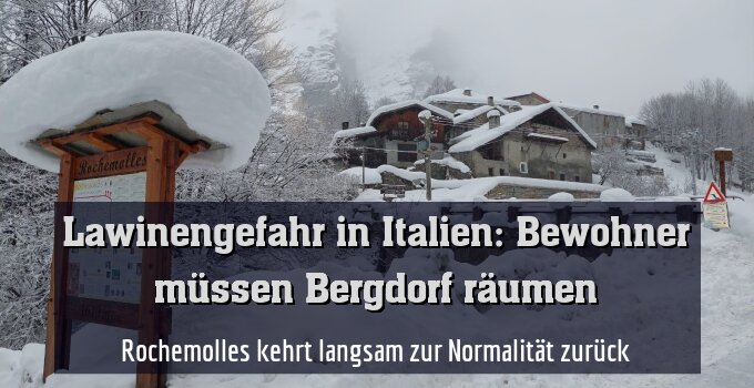 Rochemolles kehrt langsam zur Normalität zurück