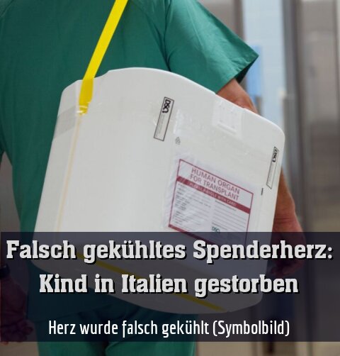 Herz wurde falsch gekühlt (Symbolbild)