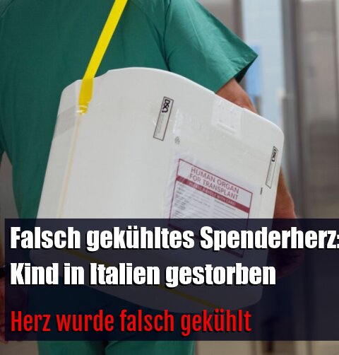 Herz wurde falsch gekühlt (Symbolbild)