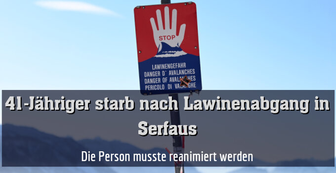 Die Person musste reanimiert werden