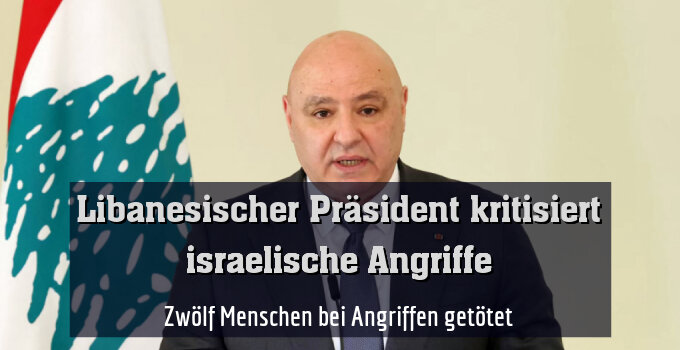 Libanesischer Präsident zeigt sich besorgt