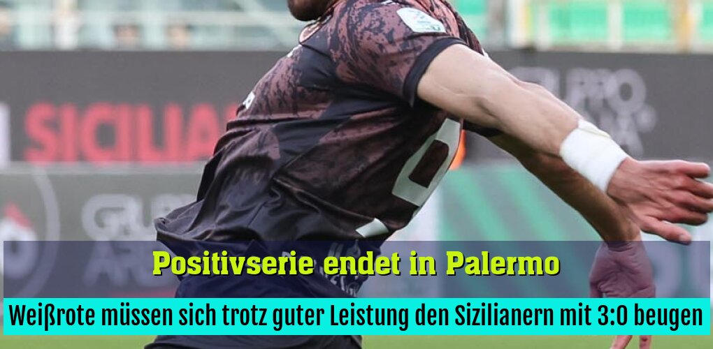 Weißrote müssen sich trotz guter Leistung den Sizilianern auswärts mit 3:0 beugen