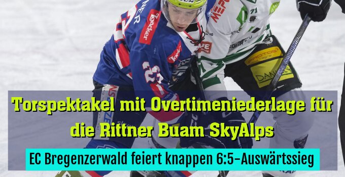 EC Bregenzerwald feiert knappen 6:5-Auswärtssieg