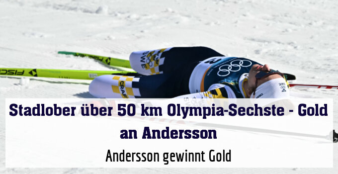Andersson gewinnt Gold