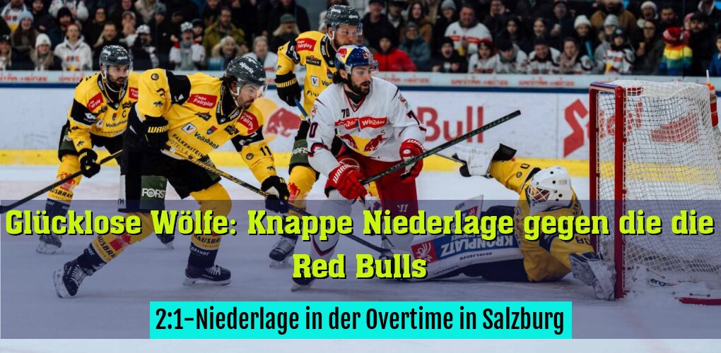 2:1-Niederlage in der Overtime in Salzburg