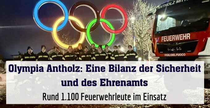 An zehn Renntagen waren rund 1.100 Feuerwehrleute im Einsatz