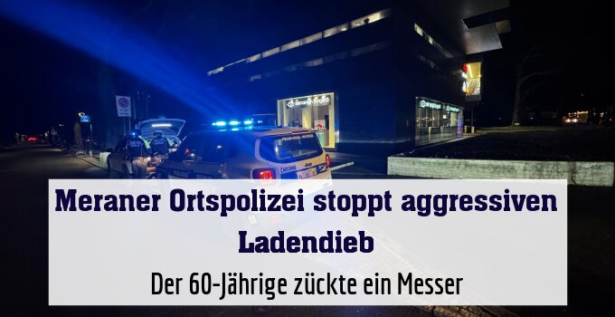 Der 60-Jährige zückte ein Messer