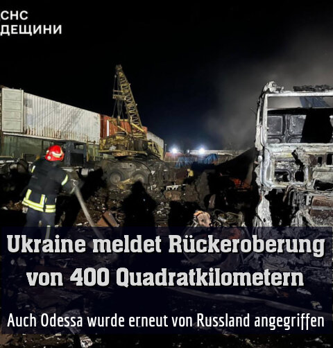 Auch Odessa wurde erneut von Russland angegriffen