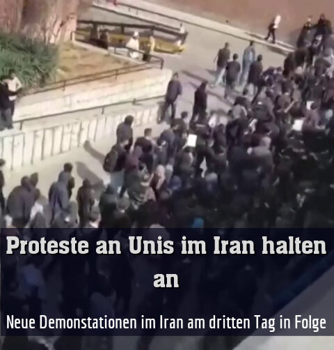 Neue Demonstationen im Iran am dritten Tag in Folge
