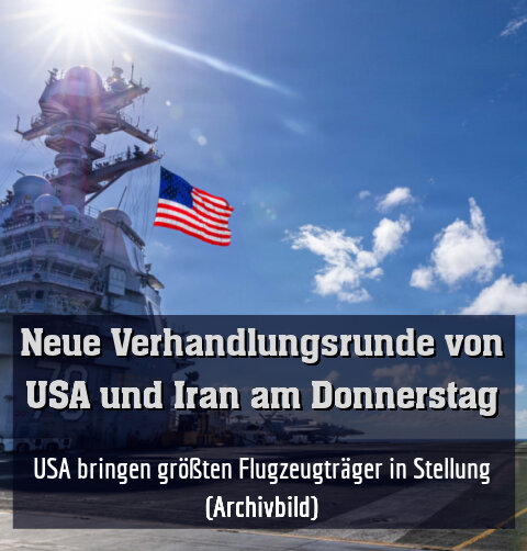 USA bringen größten Flugzeugträger in Stellung (Archivbild)