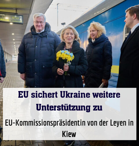 EU-Kommissionspräsidentin von der Leyen in Kiew