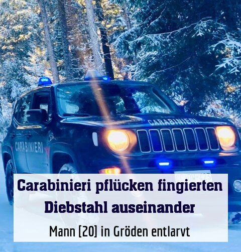 Mann [20] in Gröden entlarvt