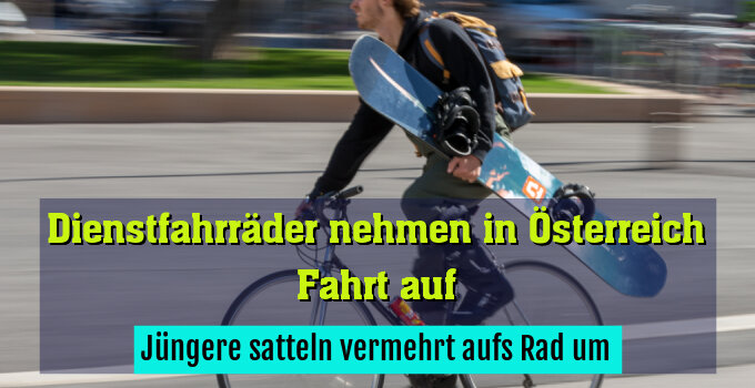 Jüngere satteln vermehrt aufs Rad um