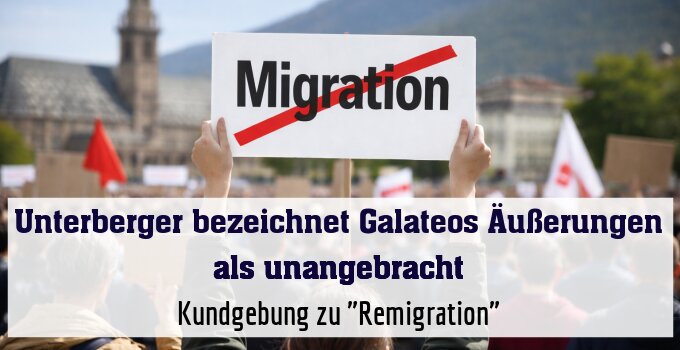Kundgebung zu "Remigration"