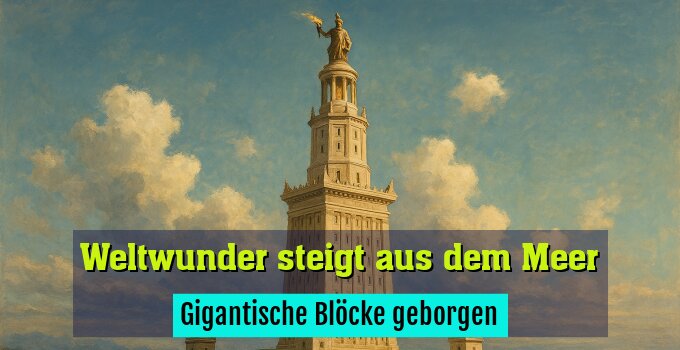 Gigantische Blöcke geborgen