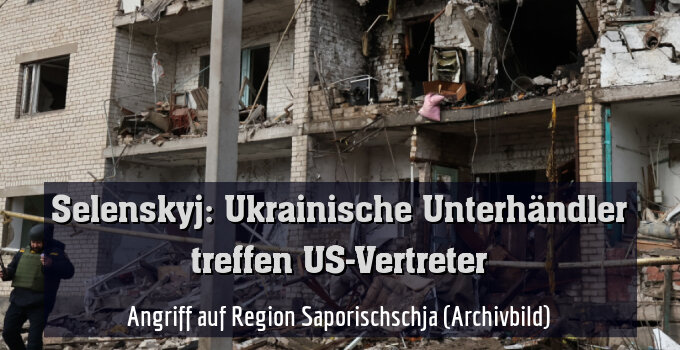 Angriff auf Region Saporischschja (Archivbild)