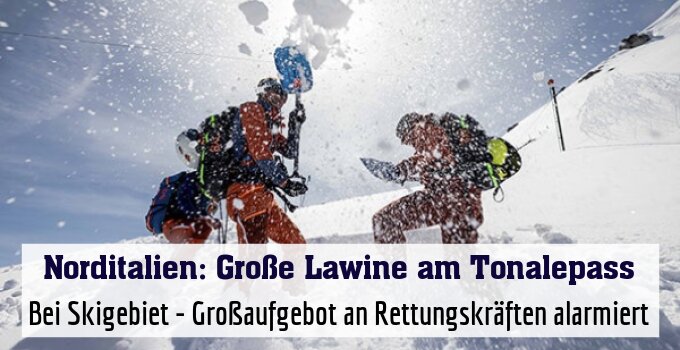Bei Skigebiet - Großaufgebot an Rettungskräften alarmiert
