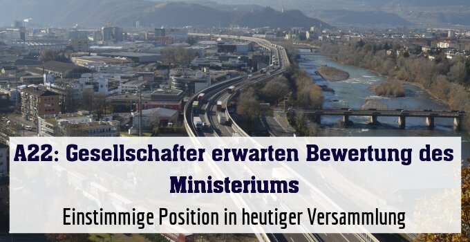 Einstimmige Position in heutiger Versammlung