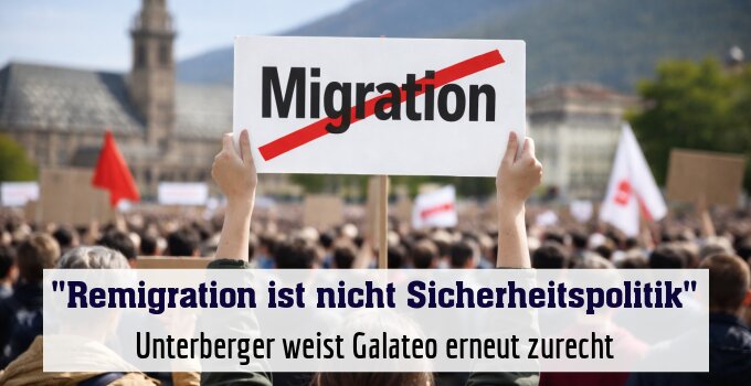 Unterberger weist Galateo erneut zurecht