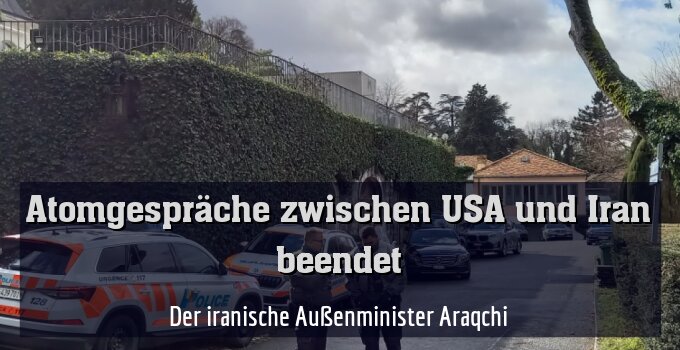 Die Verhandlungen fanden in der omanischen Residenz in Genf statt