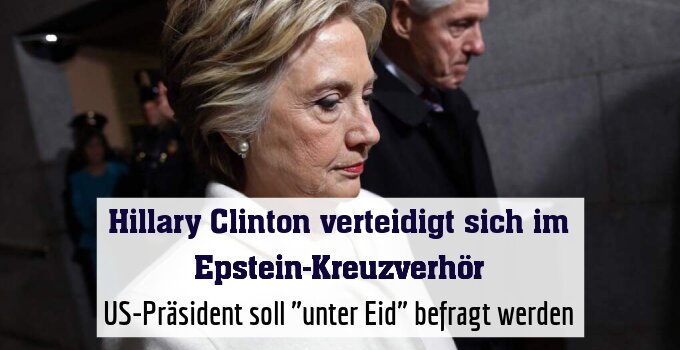 US-Präsident soll "unter Eid" befragt werden