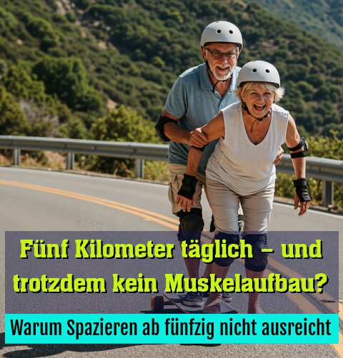 Warum Spazieren ab fünfzig nicht ausreicht
