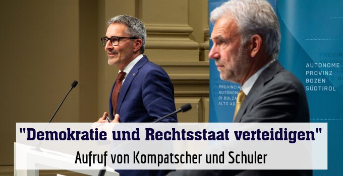 Aufruf von Kompatscher und Schuler