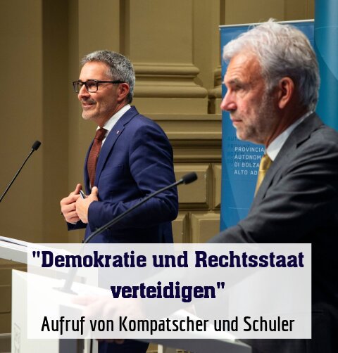 Aufruf von Kompatscher und Schuler