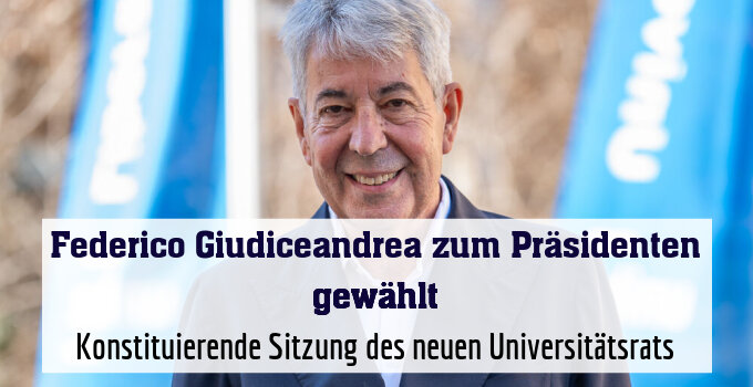 Konstituierende Sitzung des neuen Universitätsrats