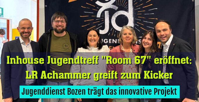Jugenddienst Bozen trägt das innovative Projekt