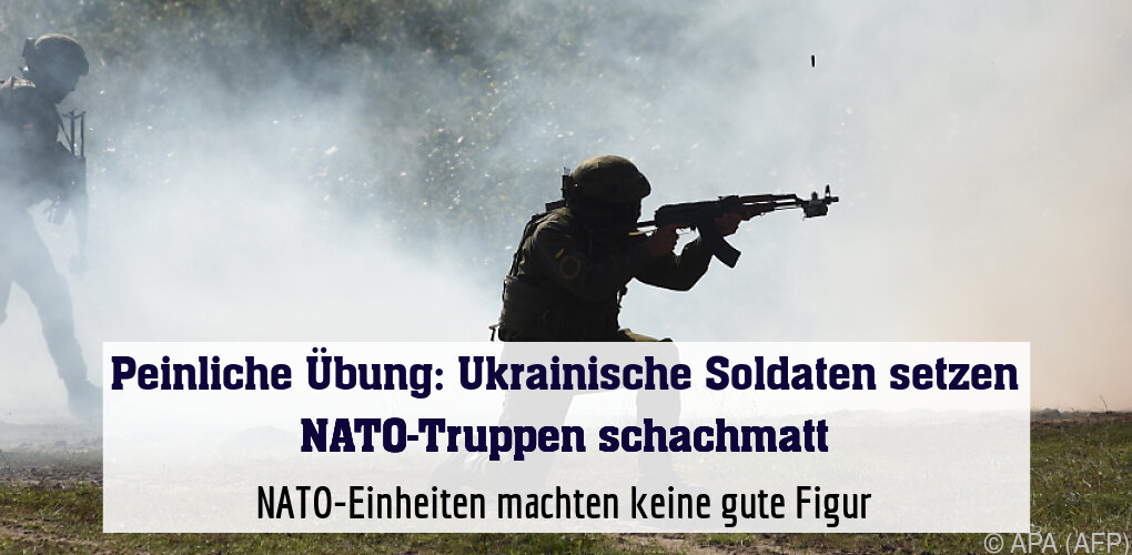 NATO-Einheiten machten keine gute Figur