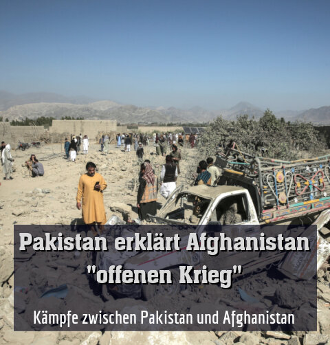 Kämpfe zwischen Pakistan und Afghanistan