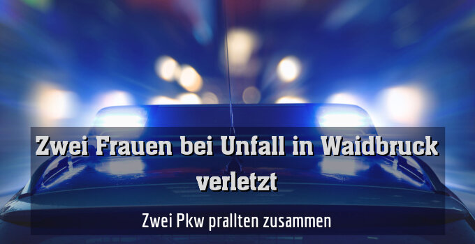 Zwei Pkw prallten zusammen