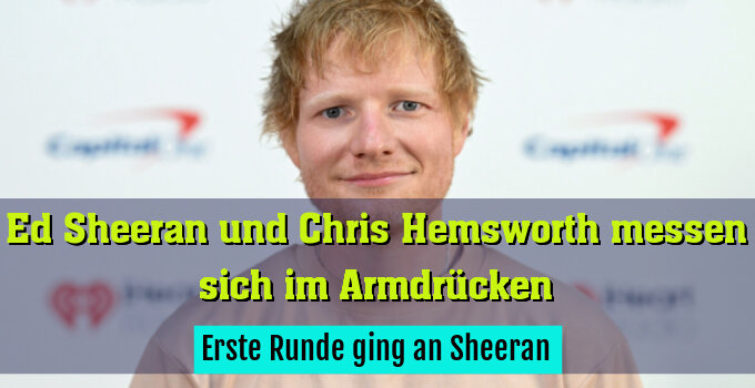 Erste Runde ging an Sheeran