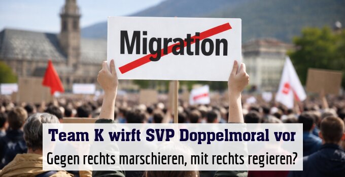 Gegen rechts marschieren, mit rechts regieren?