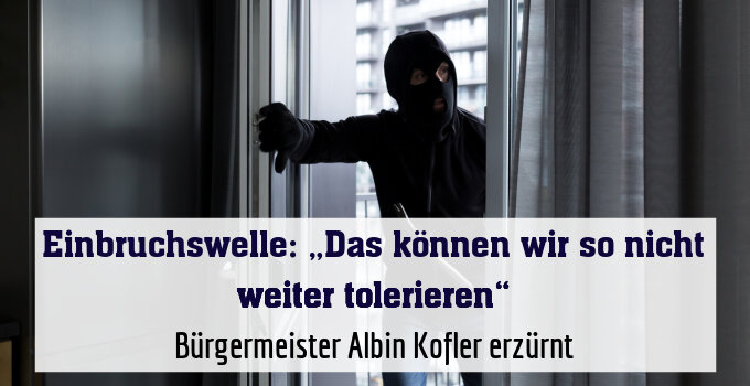Bürgermeister Albin Kofler erzürnt