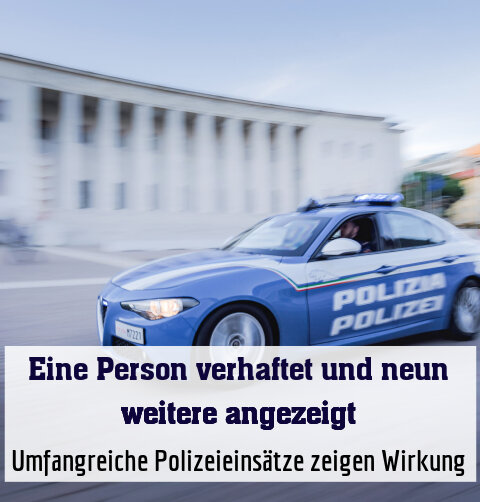 Umfangreiche Polizeieinsätze zeigen Wirkung