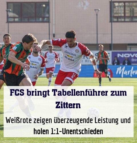 Weißrote zeigen überzeugende Leistung und holen 1:1-Unentschieden