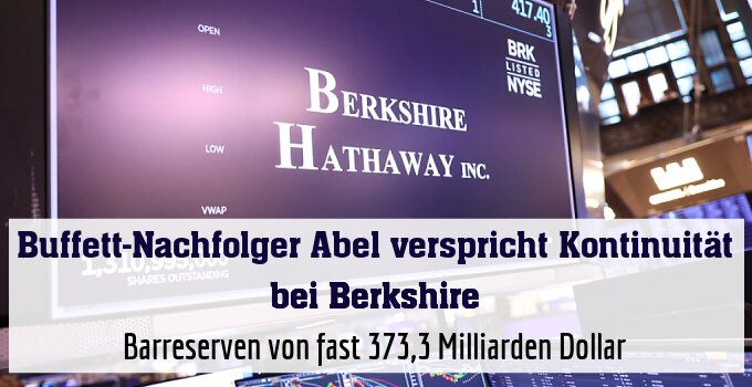 Barreserven von fast 373,3 Milliarden Dollar