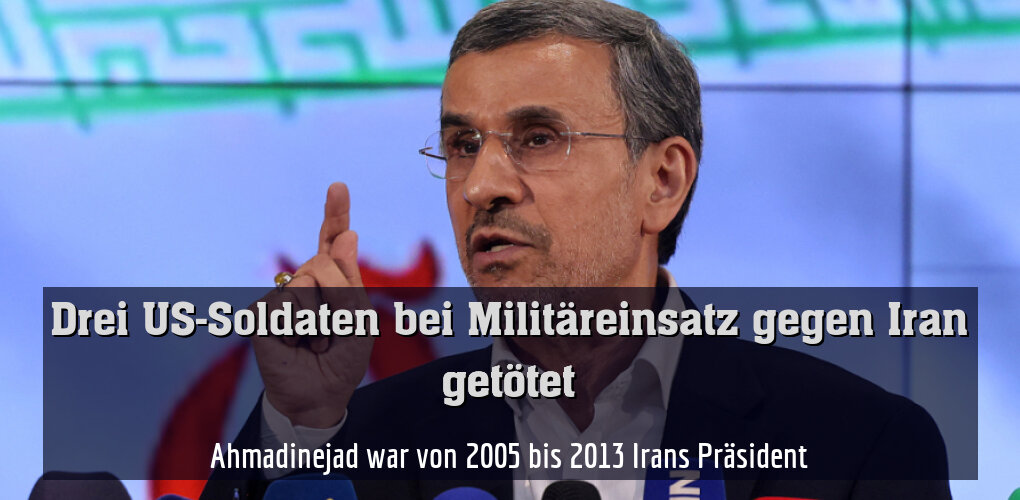 Ahmadinejad war von 2005 bis 2013 Irans Präsident