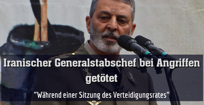 "Während einer Sitzung des Verteidigungsrates"