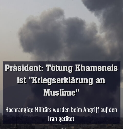 Aufsteigender Rauch nach massiven US-Luftangriffen in Teheran