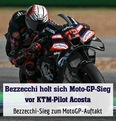 Bezzecchi-Sieg zum MotoGP-Auftakt