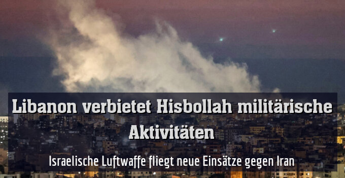 Israel attackierte Montagabend Süd-Beirut