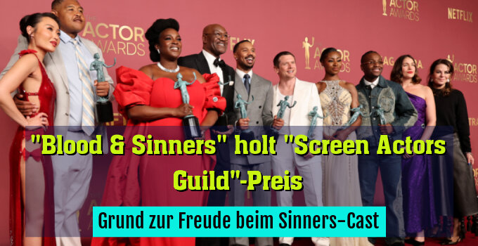 Grund zur Freude beim Sinners-Cast