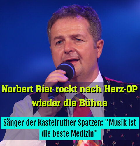 Sänger der Kastelruther Spatzen: "Musik ist die beste Medizin"