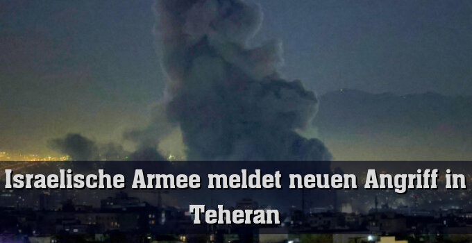 Rauch steigt seit Tagen über Teheran auf