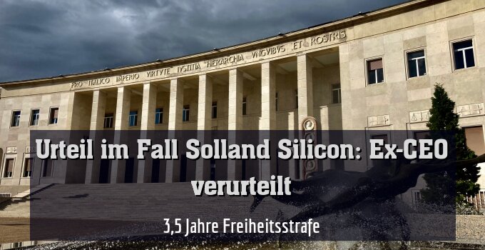 3,5 Jahre Freiheitsstrafe